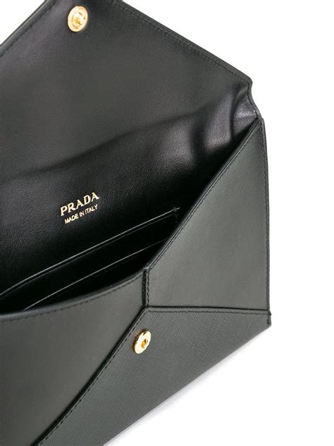 prada lambskin wallet|Prada wallet holder.